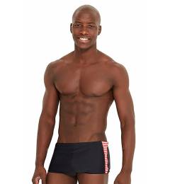 Sunga preta boxer com listra lateral Del Listrado Preto