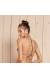 Top cortininha frufru estampa pena Soutien Antilhes