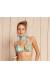 Top cortinao estampa floral Soutien Canto Da Sereia