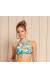 Top floral nadador Soutien Diamante