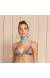 Top cortininha lacinho frente estampado Soutien Som