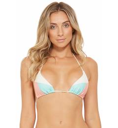 Top triangulo recorte 3 cores fresh Top Color Branco Perola