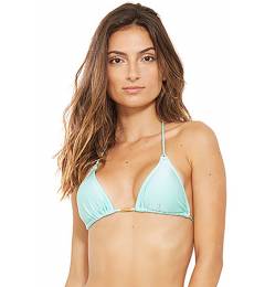 Top metalizado blue Top Liso Verde Frais