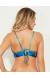 Top cropped azul estampado - Top Rock Araruna