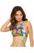 Top cropped frente unica tira Top Unica Esplendor