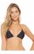Top preto vies metalizado - Top Wave Preto