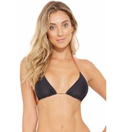 Top preto vies metalizado - Top Wave Preto