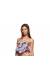Top babado floral Soutien Areia Fina