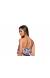 Top babado floral Soutien Areia Fina
