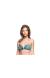 Top cortininha estmapado Soutien Flamboyant Azul