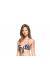 Top push up preto e branco Soutien Pequena Ilha