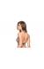 Top push up preto e branco Soutien Pequena Ilha