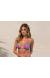 Top frufru multicolor Soutien Shophia Tulum