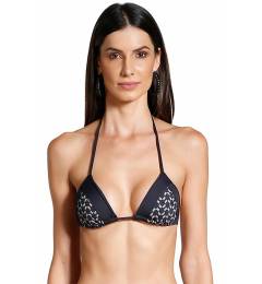 Top triangulo preto e branco Top Anne Kruguer