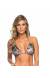 Top frufru mix estampa Soutien Native Ripple