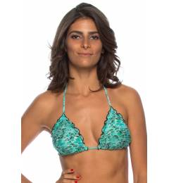 Top frufru estampa azul Top Aqua Ripple