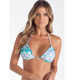 Top estampado frufru azul Soutien Tay Day