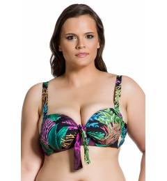 Top estampa coral la�o - Top Bella Plantas Plus