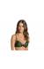 Top liso verde laco frente - Top Pleated Kaki