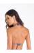Top cortininha estampado com transparencia Top Rosa Marinha