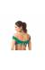 Top ombro a ombro verde Soutien Tropicana