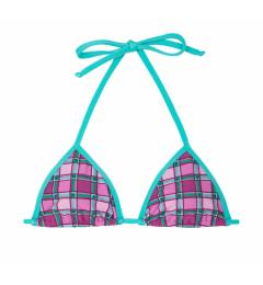 Top cortininha xadrez Soutien Bikini Xadrez