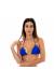Top frufru triangulo color Soutien Color Yellow Blue