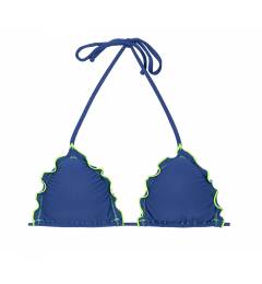 Top cortininha frufru neon Soutien Denim Frufru Litoral
