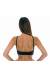 Top cropped black triangulo Soutien Duna Black Neck