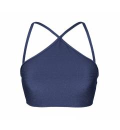 Top triangulo marinheiro sport Soutien Duna Marinho Cropped Neck