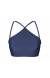 Top triangulo marinheiro sport Soutien Duna Marinho Cropped Neck