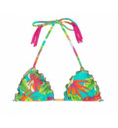 Top tradicional frufru tropical Soutien Paradise Green Frufru