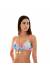 Top xadrez push up la�o Soutien Plaid Borboleta