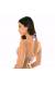 Top triangulho frufru xadrez Soutien Plaid Frufru