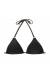 Top triangulo argola lurex Soutien Radiante Black Tri