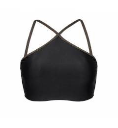 Crroppe triangulo lurex sport Soutien Radiante Cropped Neck