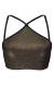 Top lurex preto Soutien Radiante Cropped Strappy