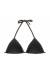 Triangulo tradicional lurex Soutien Radiante Preto Lacinho