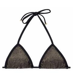 Top triangulo night lurex Soutien Radiante Preto Tri