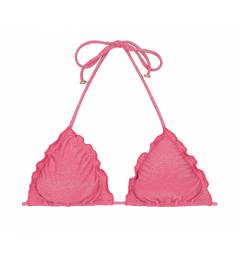 Top triangulo frufru chic pink Soutien Radiante Rosa Frufru