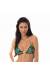 Top frufru estampa natureza Soutien Reality Flower Frufru