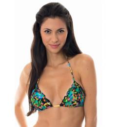 Top frufru estampa natureza Soutien Reality Flower Frufru