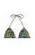 Top triangulo frufru fauna Soutien Reality Flower Frufru Orange