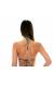 Top triangulo frufru fauna Soutien Reality Flower Frufru Orange