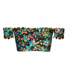 Top ombro a ombro fauna Soutien Reality Flower Off Soulder