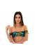 Top ombro a ombro fauna Soutien Reality Flower Off Soulder