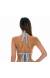 Top cortininha regulavel prata Soutien Silver Cortin�o