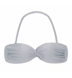 Top torcido prata Soutien Silver Tomara Que Caia
