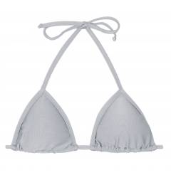 Top triangulo tradicional prata Soutien Silver Tri
