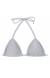 Top triangulo tradicional prata Soutien Silver Tri